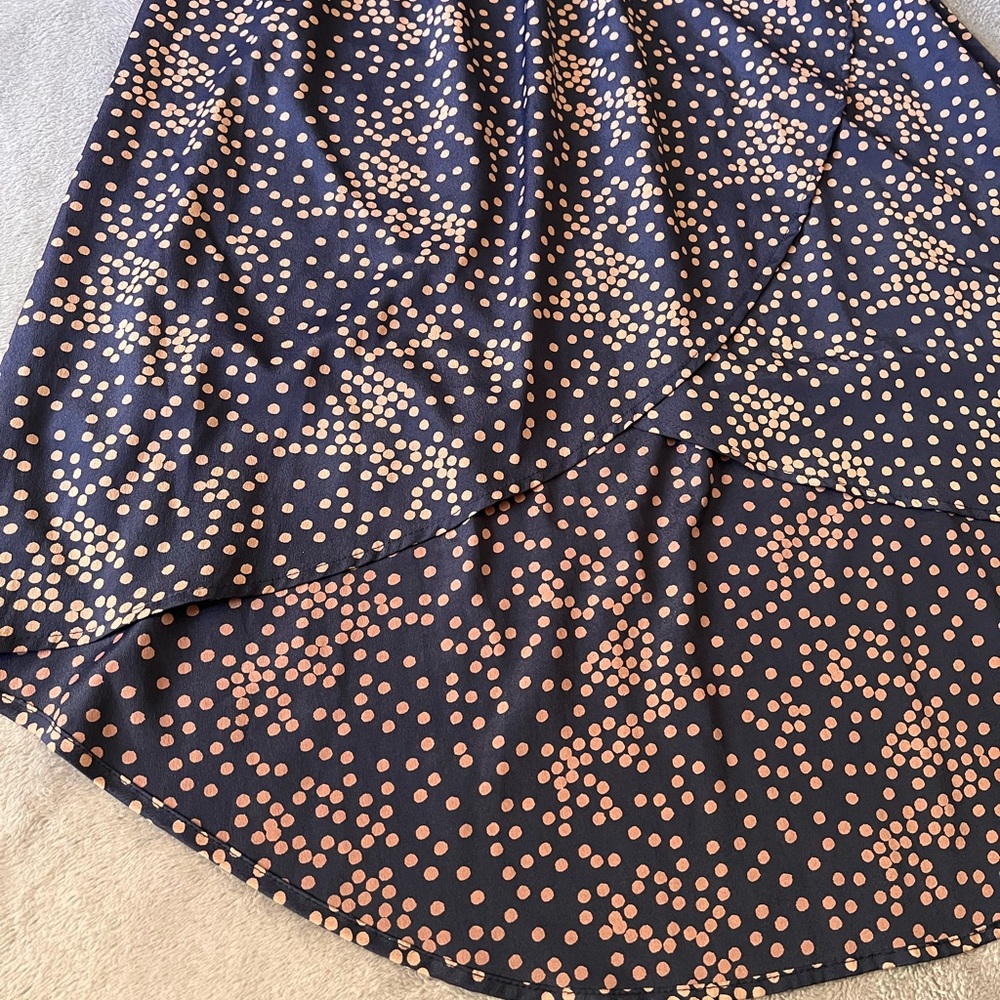 High/Low Patterned Summer Dress, size M - Picture 6 of 8